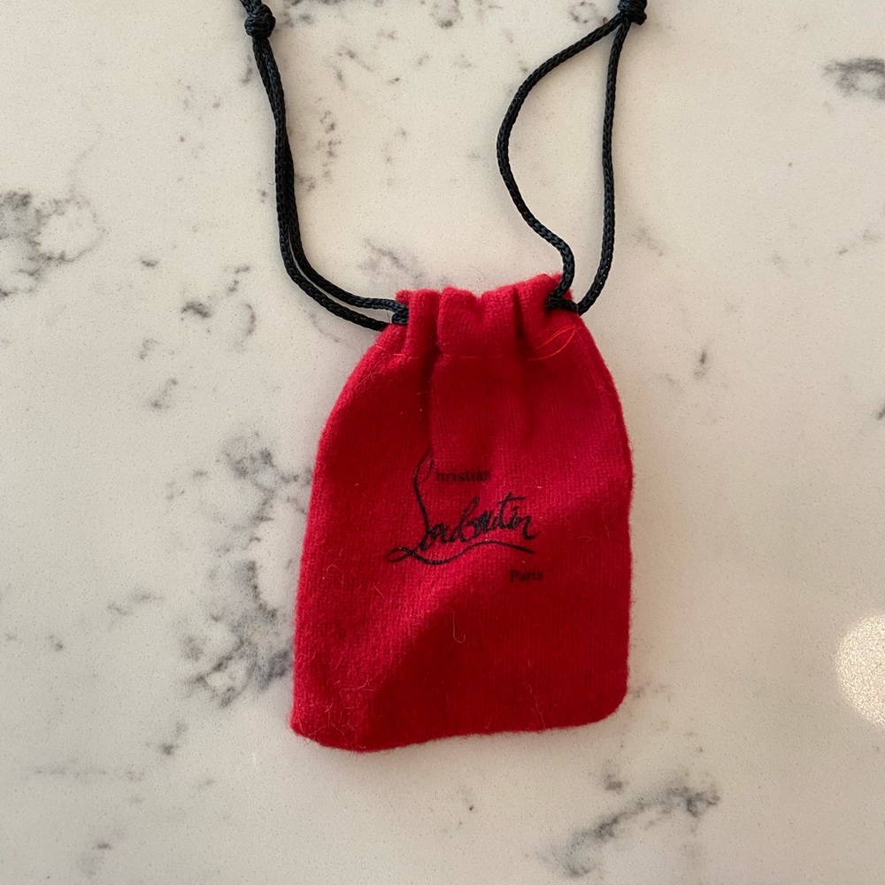 Christian Loubutin keepsake pouch